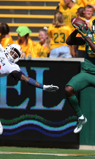Mims has 3 TD catches for Baylor in 63-14 win over UTSA
